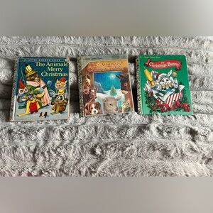 Bundle of 3 Christmas A Little Golden Books